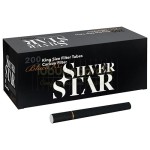 Cutie cu 200 tuburi tigari Silver Star Black XL Black Carbon Activ cu filtru de 24 mm